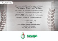 Homenagem aos 261 anos de Macapá