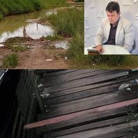 João Mendonça pede construção de passarela no Congós e iluminação pública para o campo do Poeirão