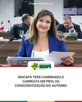 Macapá terá caminhada e carreata em prol da conscientização do autismo.