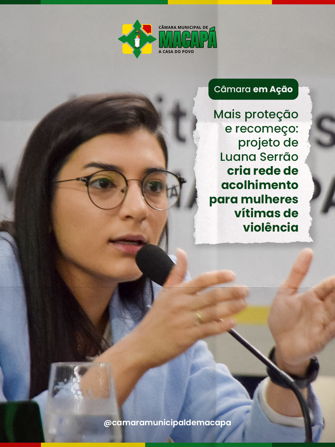 Mais proteção e recomeço: projeto de Luana Serrão cria rede de acolhimento para mulheres vítimas de violência