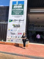 Maraína Martins participa de Marcha de Vereadores em Brasília.