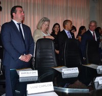 Marcelo Dias participa de recepção à delegação francesa