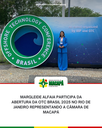 Margleide Alfaia participa da abertura da OTC Brasil 2025 no Rio de Janeiro representando a Câmara de Macapá
