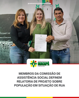 Membros da Comissão de Assistência Social definem relatoria de projeto sobre população em situação de rua