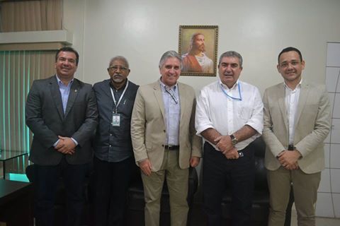 Mesa Diretora da Câmara de Macapá recepciona diretores da Rede Amazônica de Televisão.