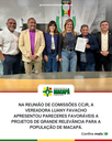 Na Reunião de comissões CCJR, a vereadora Luany Favacho apresentou pareceres favoráveis a projetos de grande relevância para a população de Macapá.