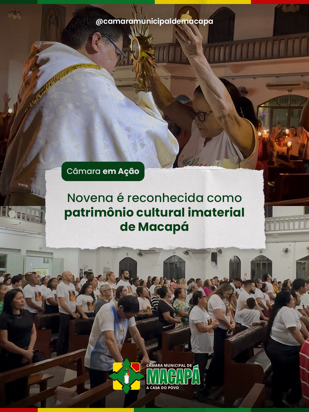 Novena é reconhecida como patrimônio cultural imaterial de Macapá
