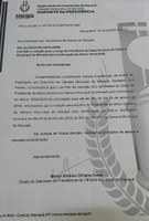 Ofício circular n° 001/2019-GAB/PRES/CMM- Ref.Inscrição e votação para o cargo de Presidente da Mesa Diretora da Câmara Municipal de Macapá para continuação do Biênio 2019/2020.