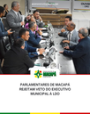 Parlamentares de Macapá rejeitam veto do Executivo Municipal à LDO