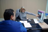 Patriciana Guimarães (PRB), recebe em seu gabinete o Secretário Municipal de Urbanística (SEMUR).