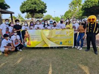 PEM/CMM participa da ação do Setembro Dourado que chama atenção da sociedade para os sintomas do câncer infanto-juvenil
