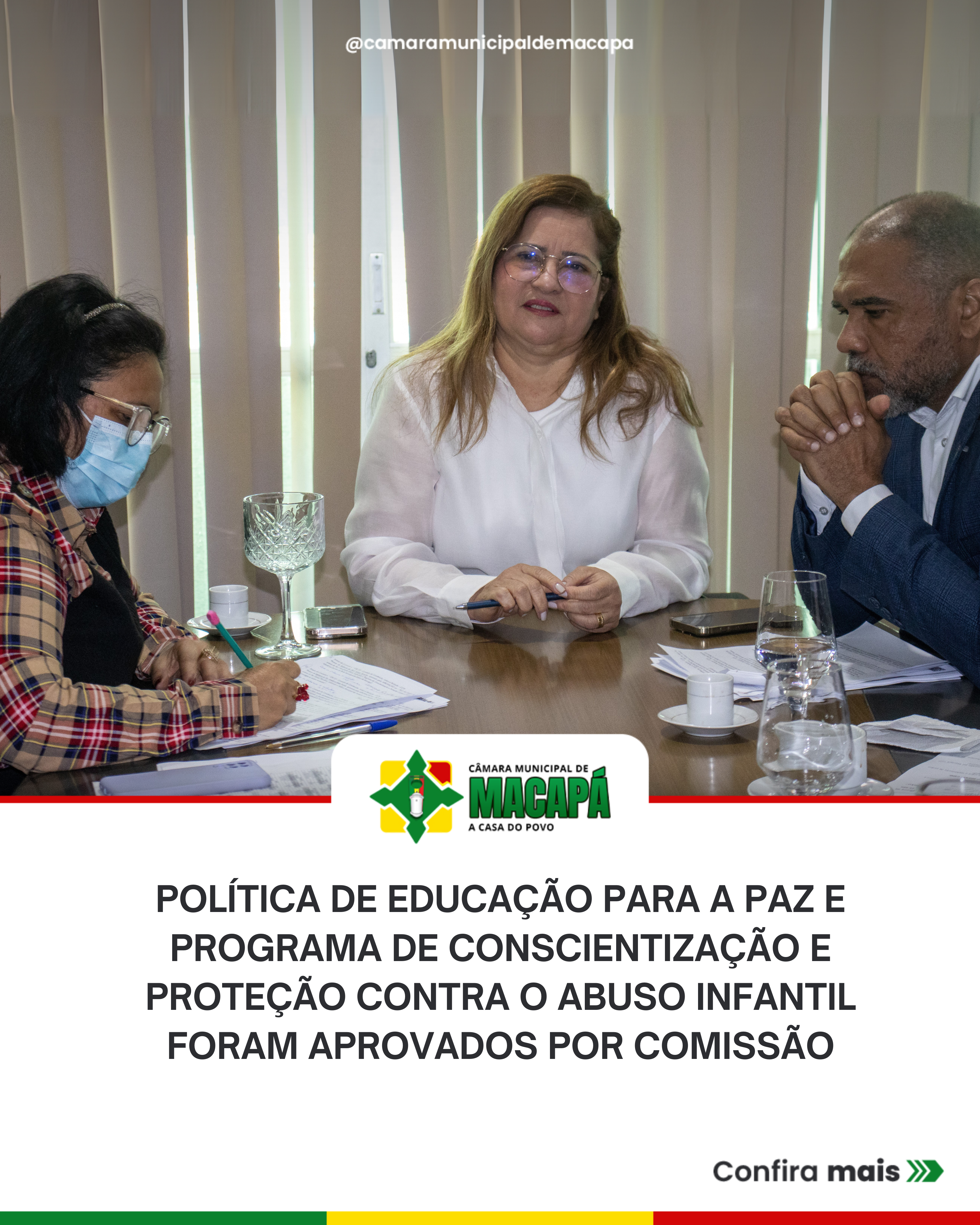 Política de Educação para a Paz e Programa de Conscientização e Proteção contra o Abuso Infantil foram aprovados por Comissão