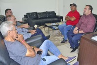 Presidente da CMM reúne com representantes do Bloco A Banda