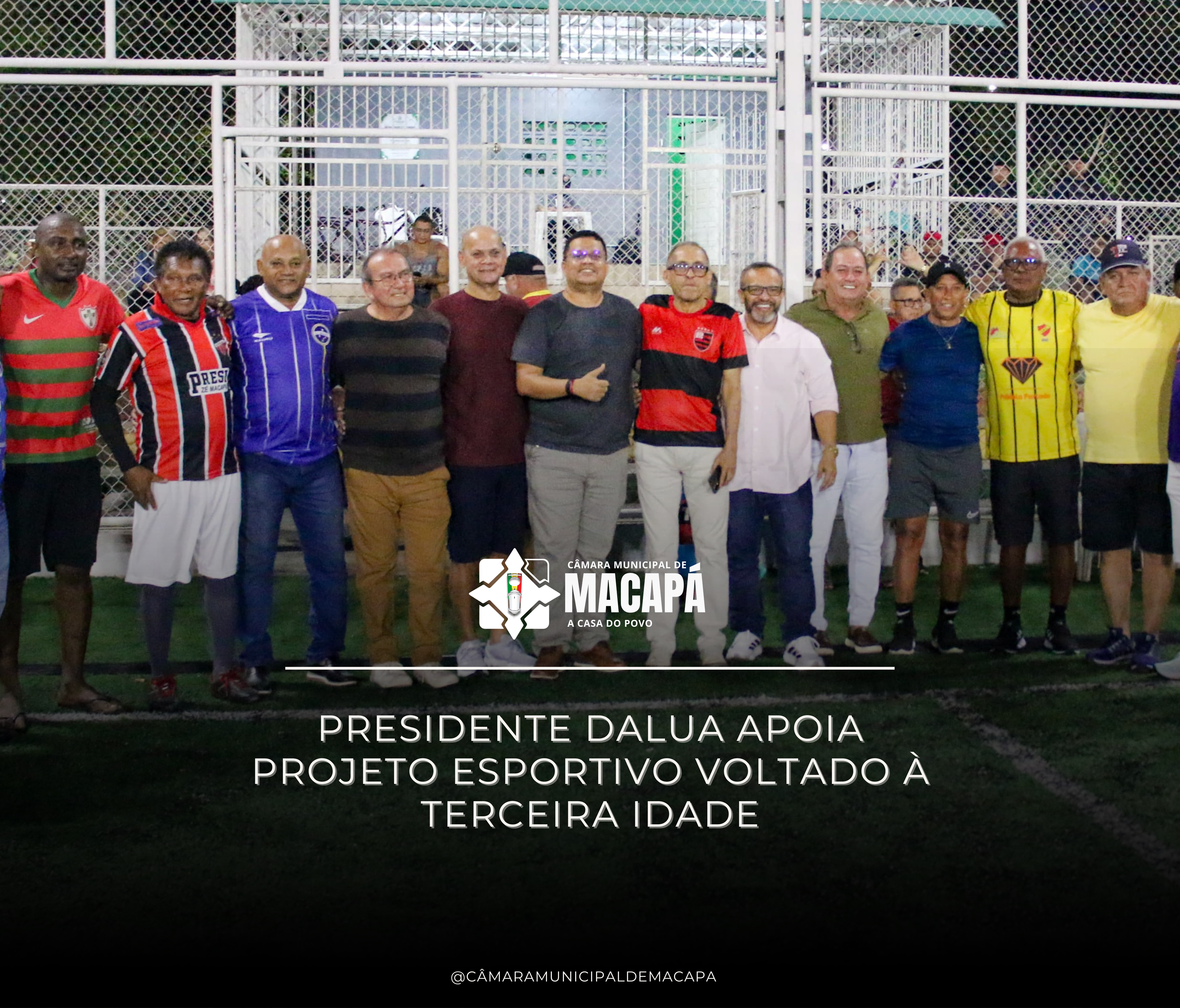Presidente DaLua apoia projeto esportivo voltado à terceira idade