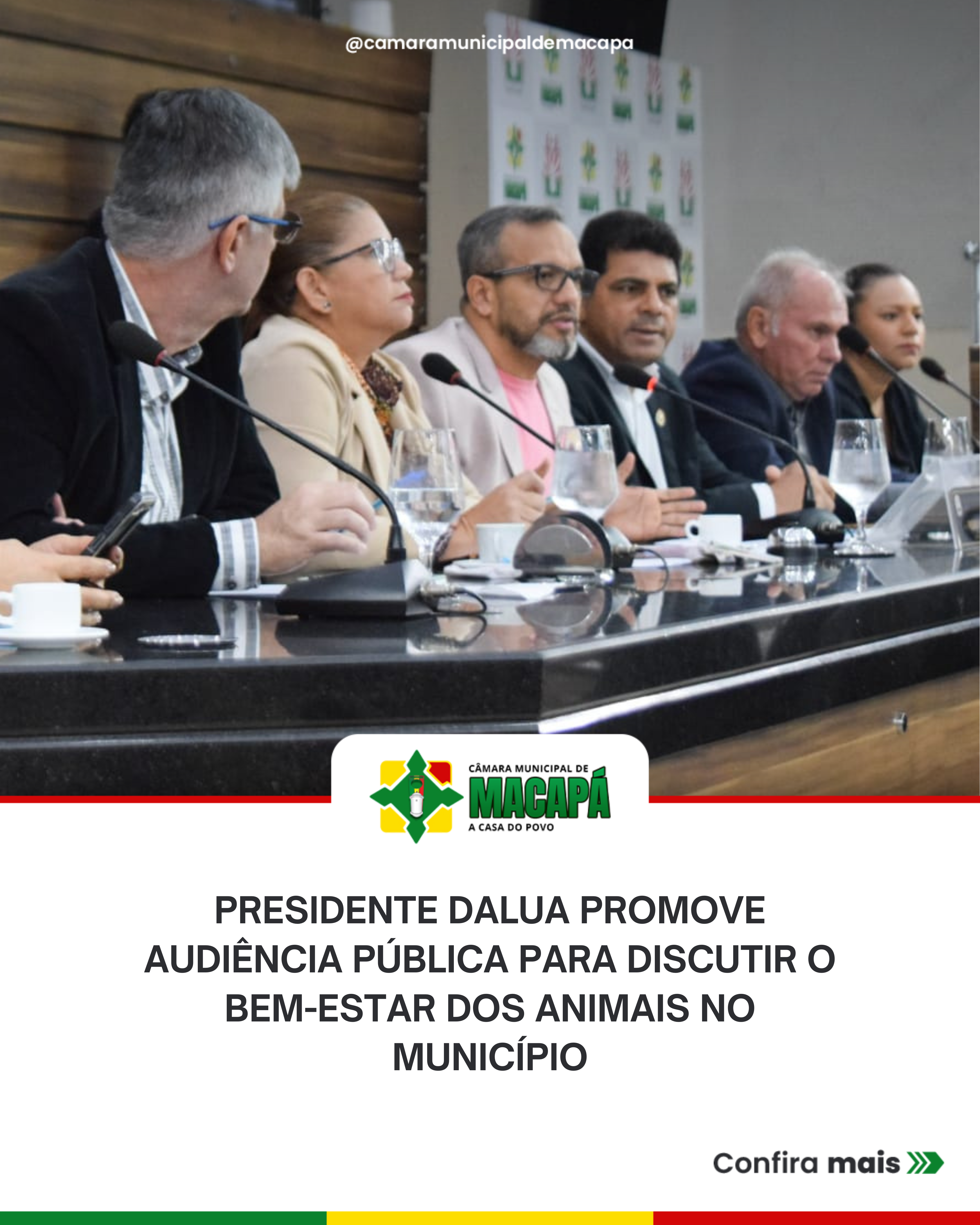 Presidente DaLua promove audiência pública para discutir o bem-estar dos animais no município