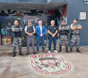 Presidente Marcelo Dias faz visita institucional ao Batalhão de Operações Especiais