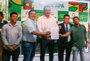 Presidente Marcelo Dias participa da assinatura de ordem de serviço para revitalização da praça do Bairro Cabralzinho