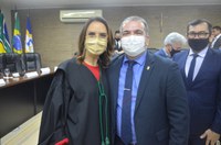 Presidente Marcelo Dias prestigia posse de Marília Góes no TCE