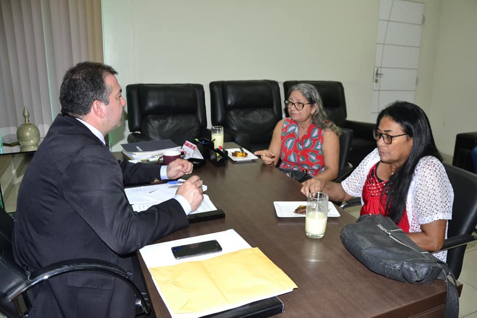 Presidente Marcelo Dias recebe lideranças da região da Pedreira.