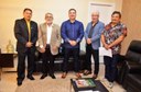 Presidente Marcelo Dias recebe membros da Academia Amapaense de Letras 