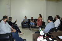 Presidente Marcelo Dias recebe representantes de Associações de Intérpretes e Surdos do Amapá.