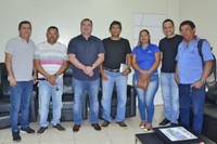 Presidente Marcelo Dias recebe sindicalistas rodoviários