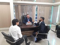 Presidente Marcelo Dias recebe visita de novos dirigentes da CEF no Amapá