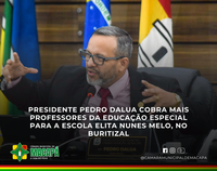 Presidente Pedro DaLua cobra mais professores da Educação Especial para a escola Elita Nunes Melo, no Buritizal