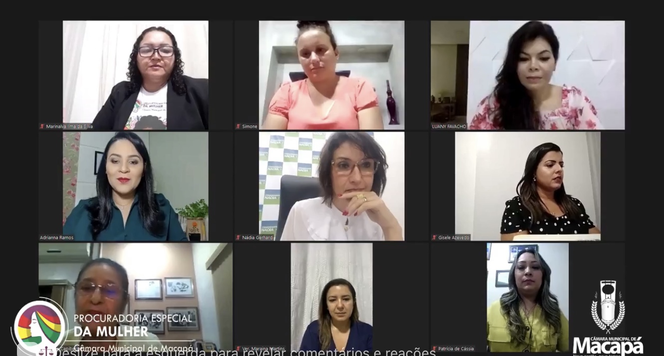 Procuradoria Especial da Mulher da CMM promove Live para implementação da Patrulha Maria da Penha em Macapá