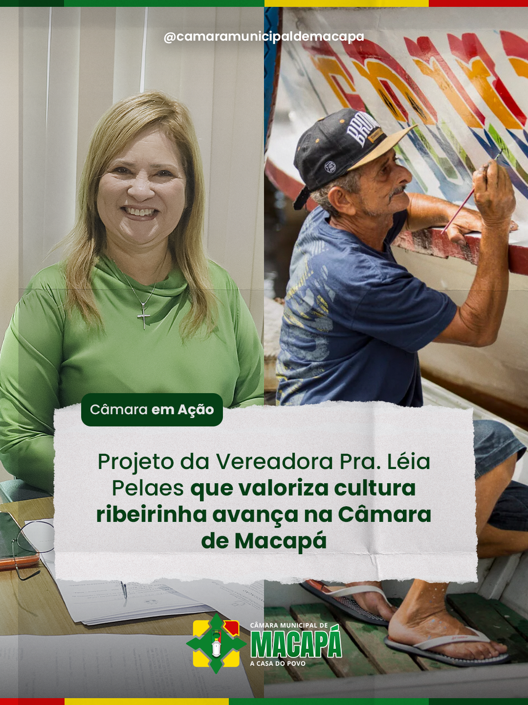 Projeto da Vereadora Pra. Léia Pelaes que valoriza cultura ribeirinha avança na Câmara de Macapá