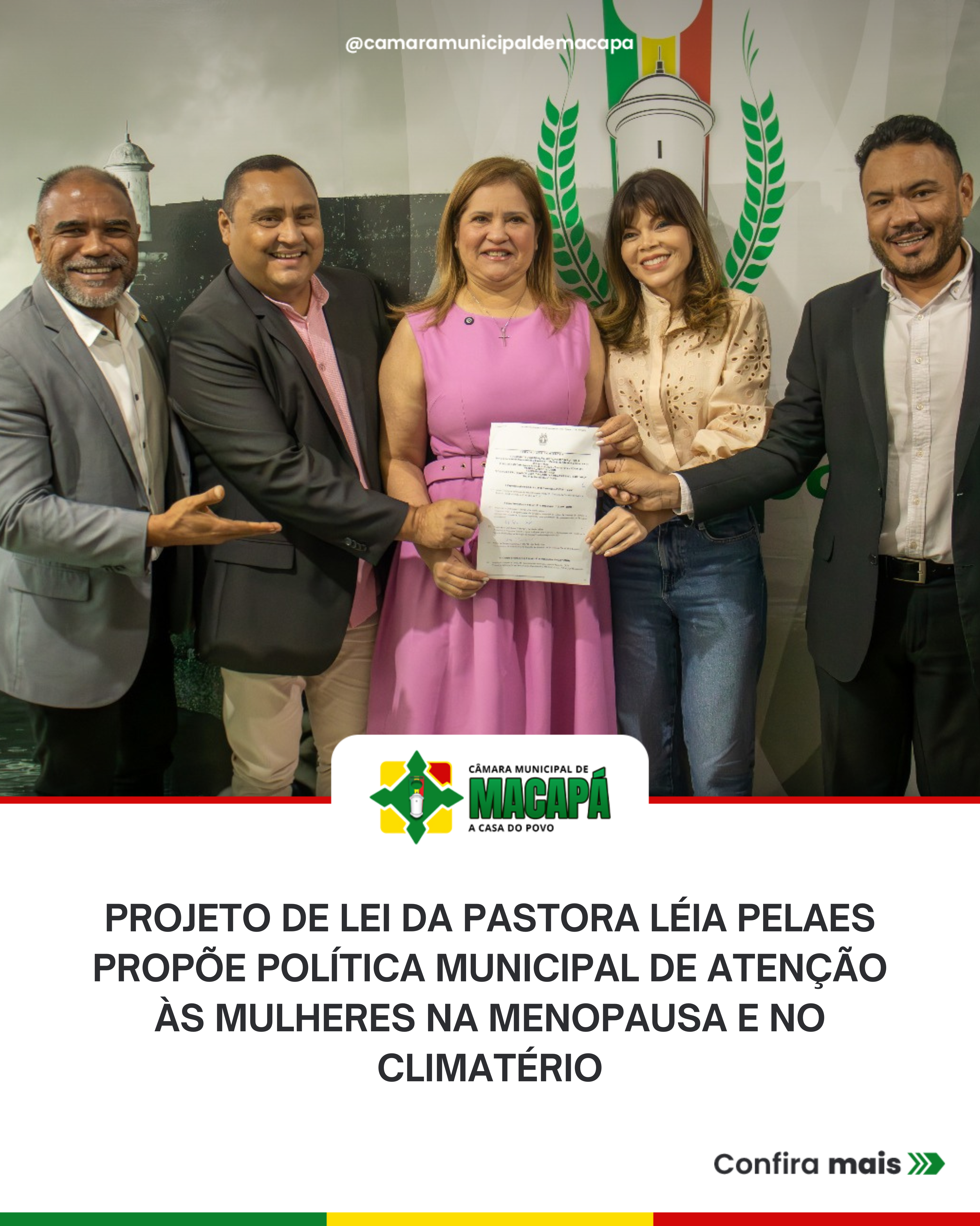 Projeto de Lei da Pastora Léia Pelaes propõe Política Municipal de Atenção às Mulheres na Menopausa e no Climatério
