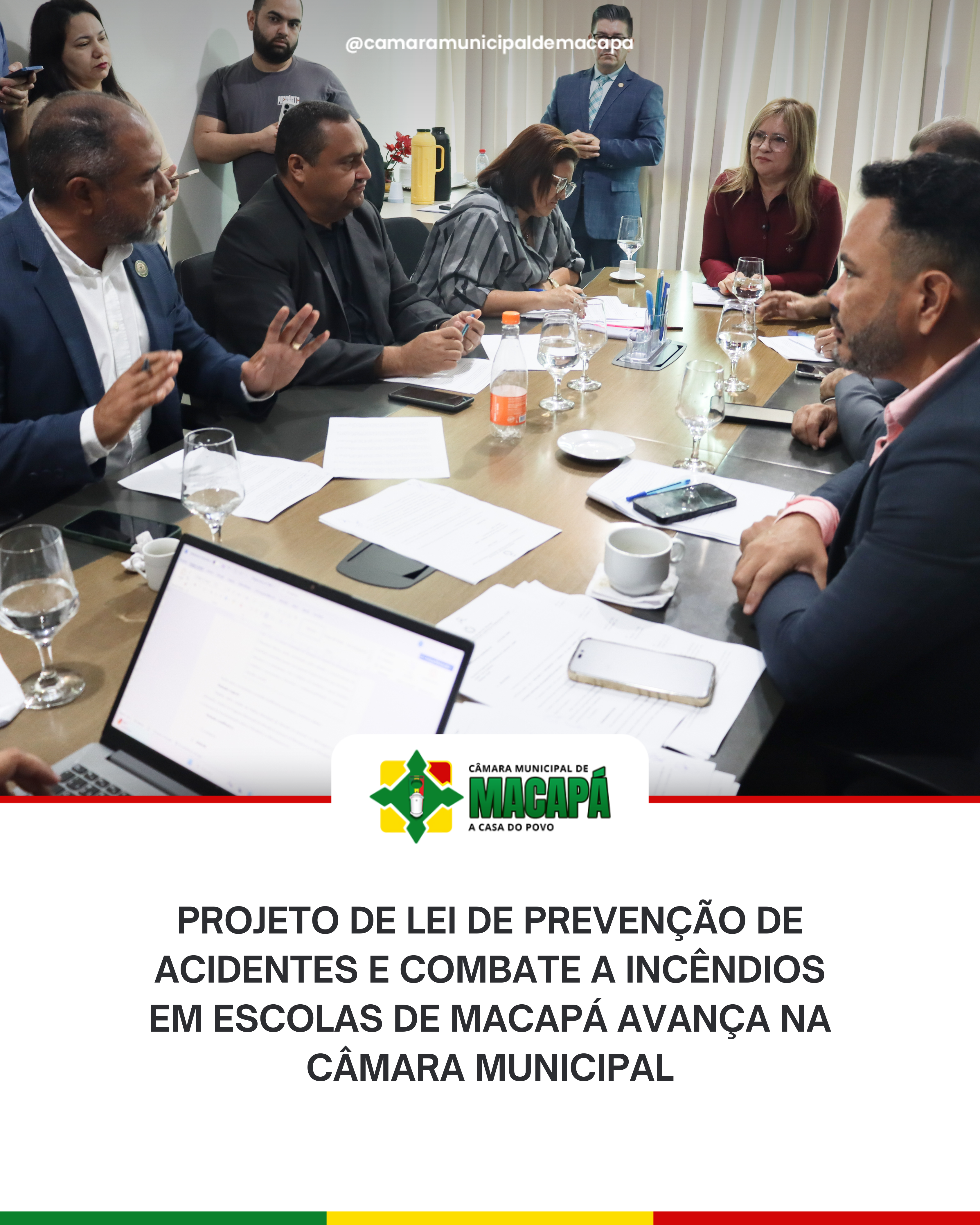 Projeto de Lei de Prevenção de Acidentes e Combate a Incêndios em Escolas de Macapá avança na Câmara Municipal