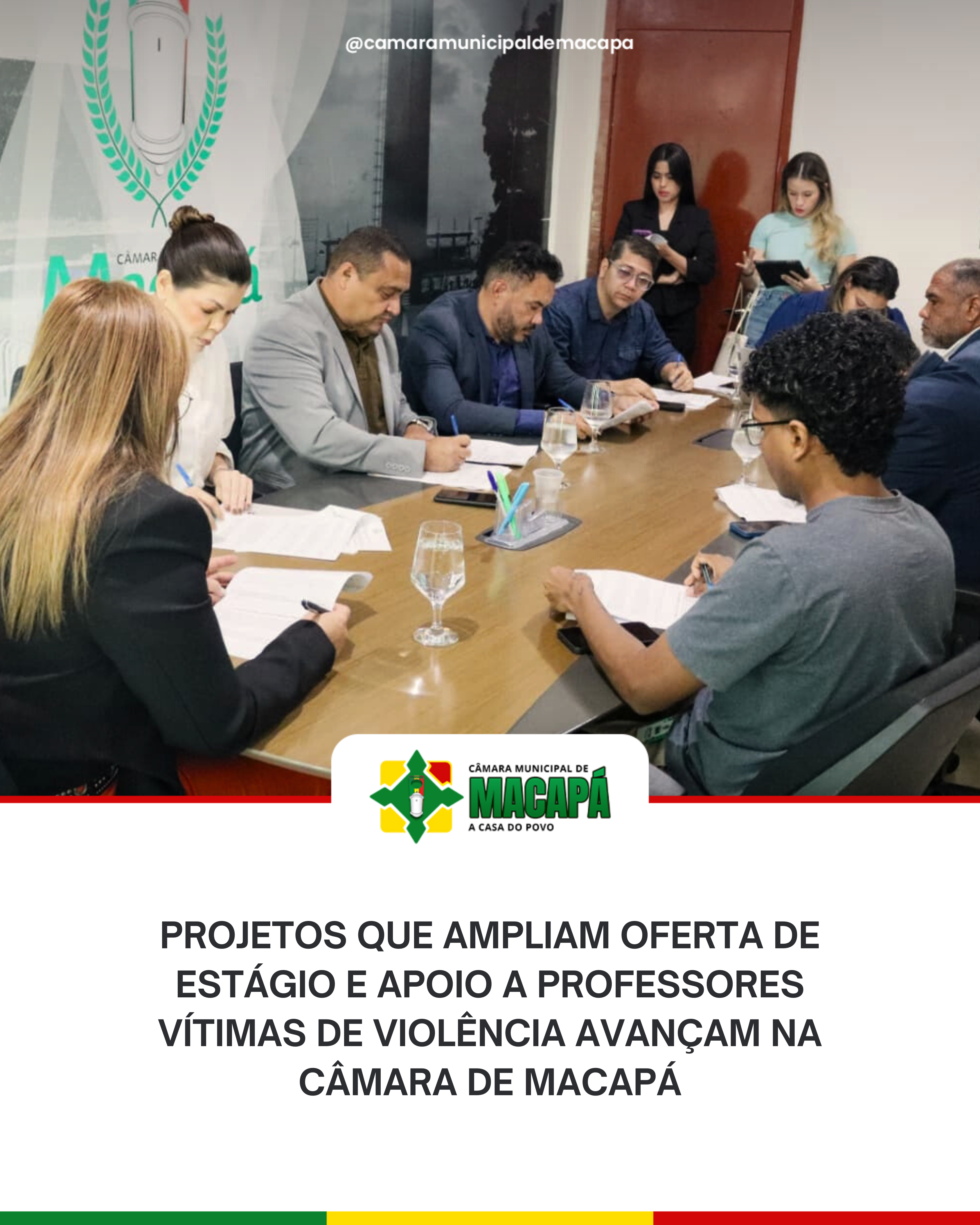 Projetos que ampliam oferta de estágio e apoio a professores vítimas de violência avançam na Câmara de Macapá