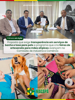 Proposta que exige transparência em serviços de banho e tosa para pets e programa que cria feiras de artesanato para mães atípicas avançam na Comissão de Indústria e Comércio