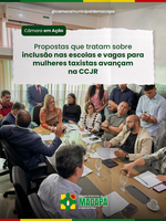 Propostas que tratam sobre inclusão nas escolas e vagas para mulheres taxistas avançam na CCJR