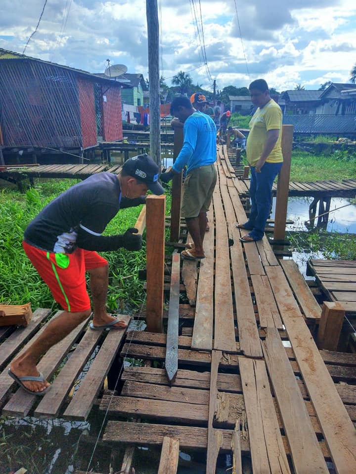 Requerimento solicitado pelo vereador Odilson Nunes (SD) garante reforma de passarela no bairro São Lázaro
