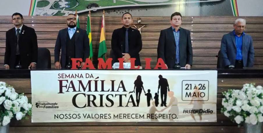 Semana da Família Cristã inicia com Reunião Solene na Câmara Municipal de Macapá
