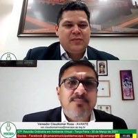 Senador Davi Alcolumbre faz uso da tribuna a convite de Claudiomar Rosa