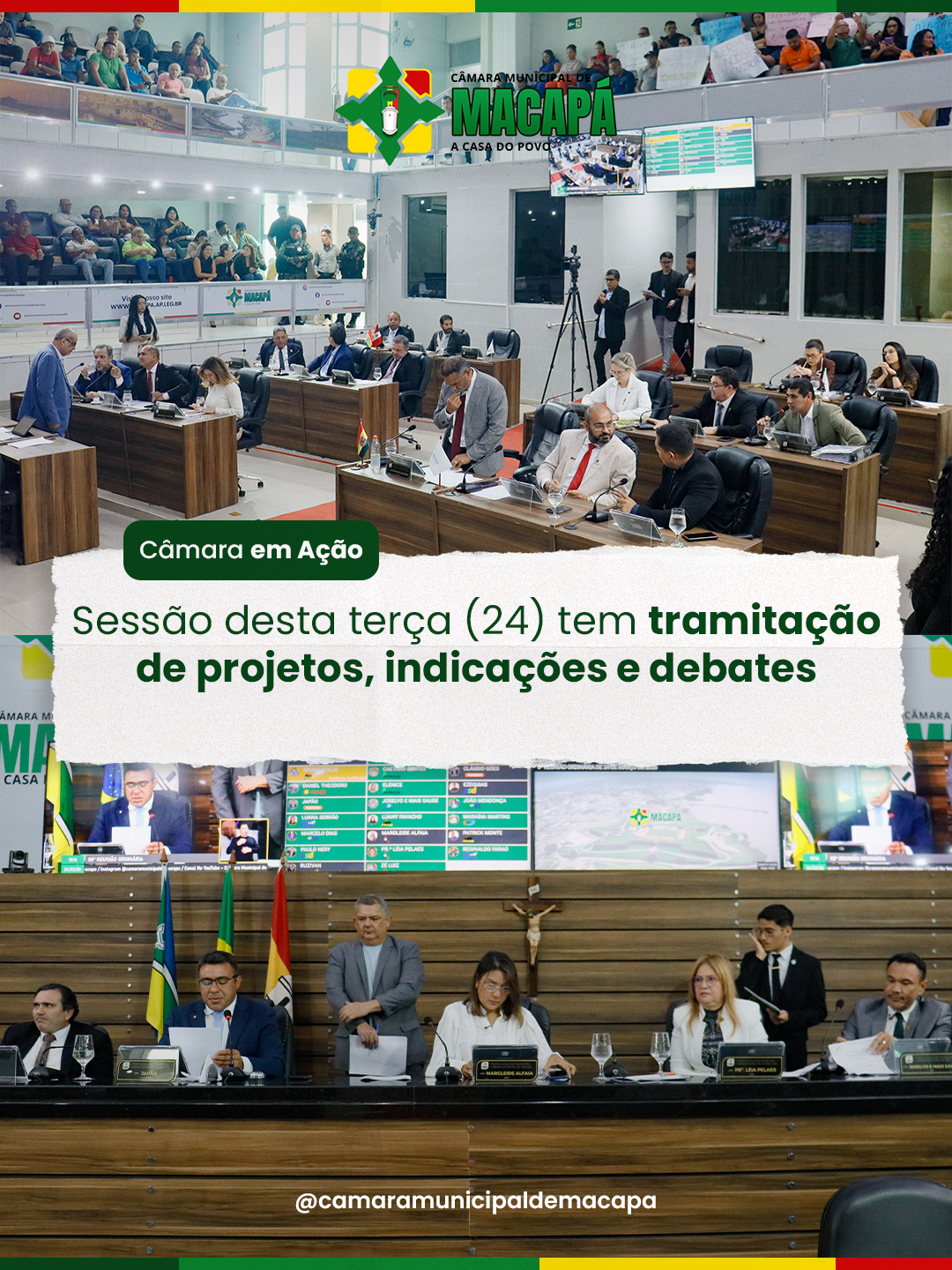 Sessão desta terça (24) tem tramitação de projetos, indicações e debates