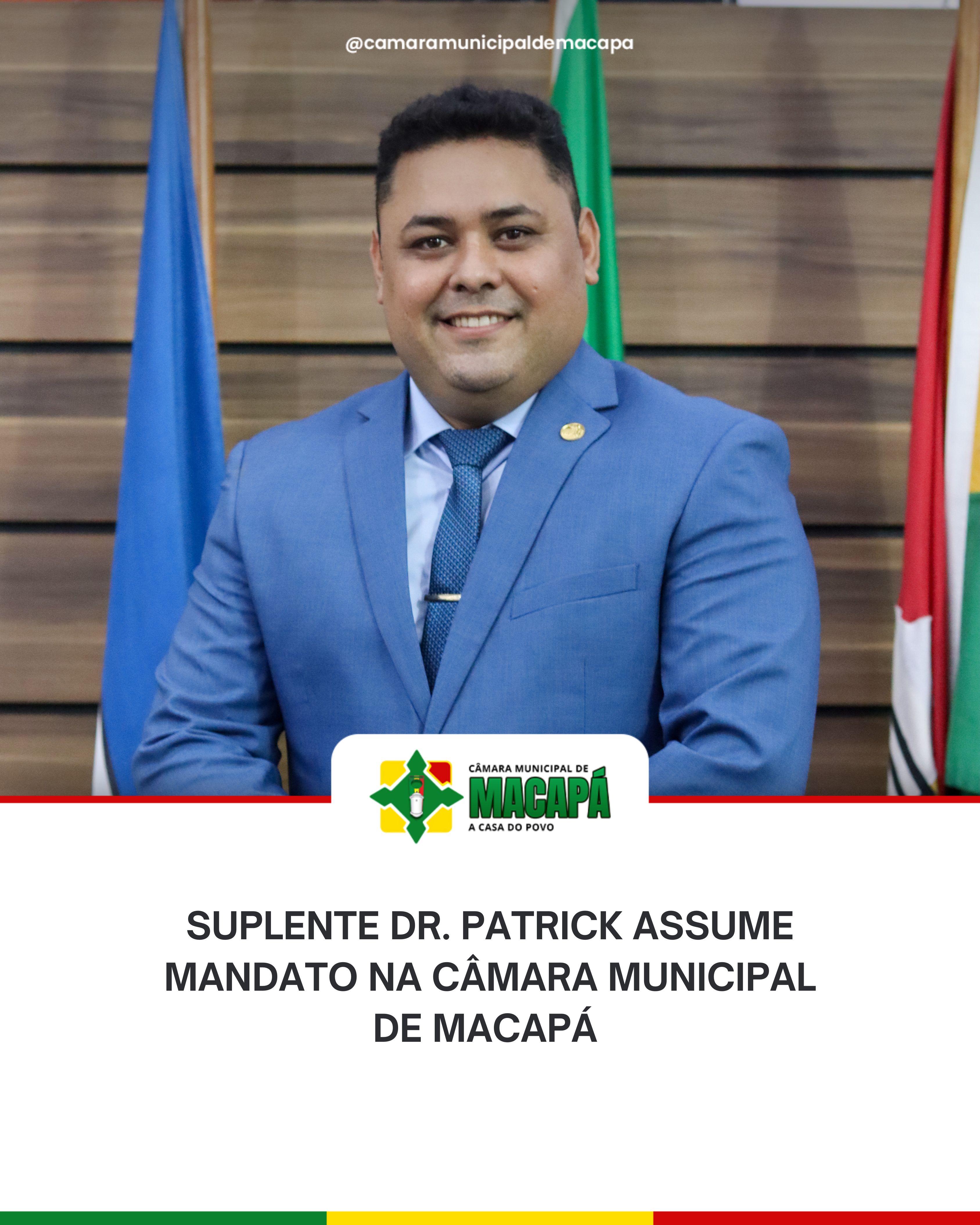 Suplente Dr. Patrick assume mandato na Câmara Municipal de Macapá 