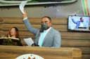 Vereador Alexandre Azevedo faz discurso de agradecimento pela sanção do PL que institui e regulamenta o TFD Municipal