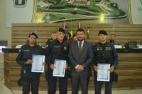 vereador Diogo Senior (PMB) homenageia Guardas Civis Municipais.