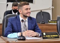 Vereador Dudu Barbosa teve quatro requerimentos aprovados durante sessão presencial desta terça-feira