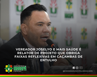 Vereador Joselyo e Mais Saúde é relator de projeto que obriga faixas reflexivas em caçambas de entulho