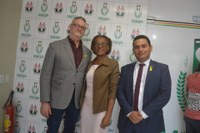 Vereador Rayfran Beirão traz representante da Unicef à Câmara para falar sobre o “Selo Município Aprovado”