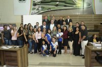 Vereador recebe alunos da Aracy Nascimento que conquistaram o 2° lugar no Enetec 2018