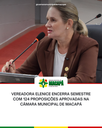 Vereadora Elenice encerra semestre com 124 proposições aprovadas na Câmara Municipal de Macapá