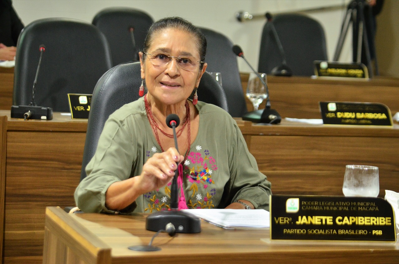 Vereadora Janete Capiberibe faz pronunciamento sobre o Dia da África, comemorado em 25 de maio.