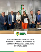 Vereadora Luany Favacho emite parecer favorável a projetos de combate à violência e inclusão social na CCJR
