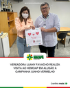 Vereadora Luany Favacho realiza visita ao HEMOAP em alusão à Campanha Junho Vermelho